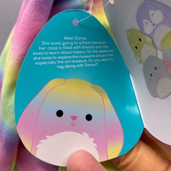 Squishmallows Danya The Rainbow Bunny 12" Plush Toy - Picture 5 of 8